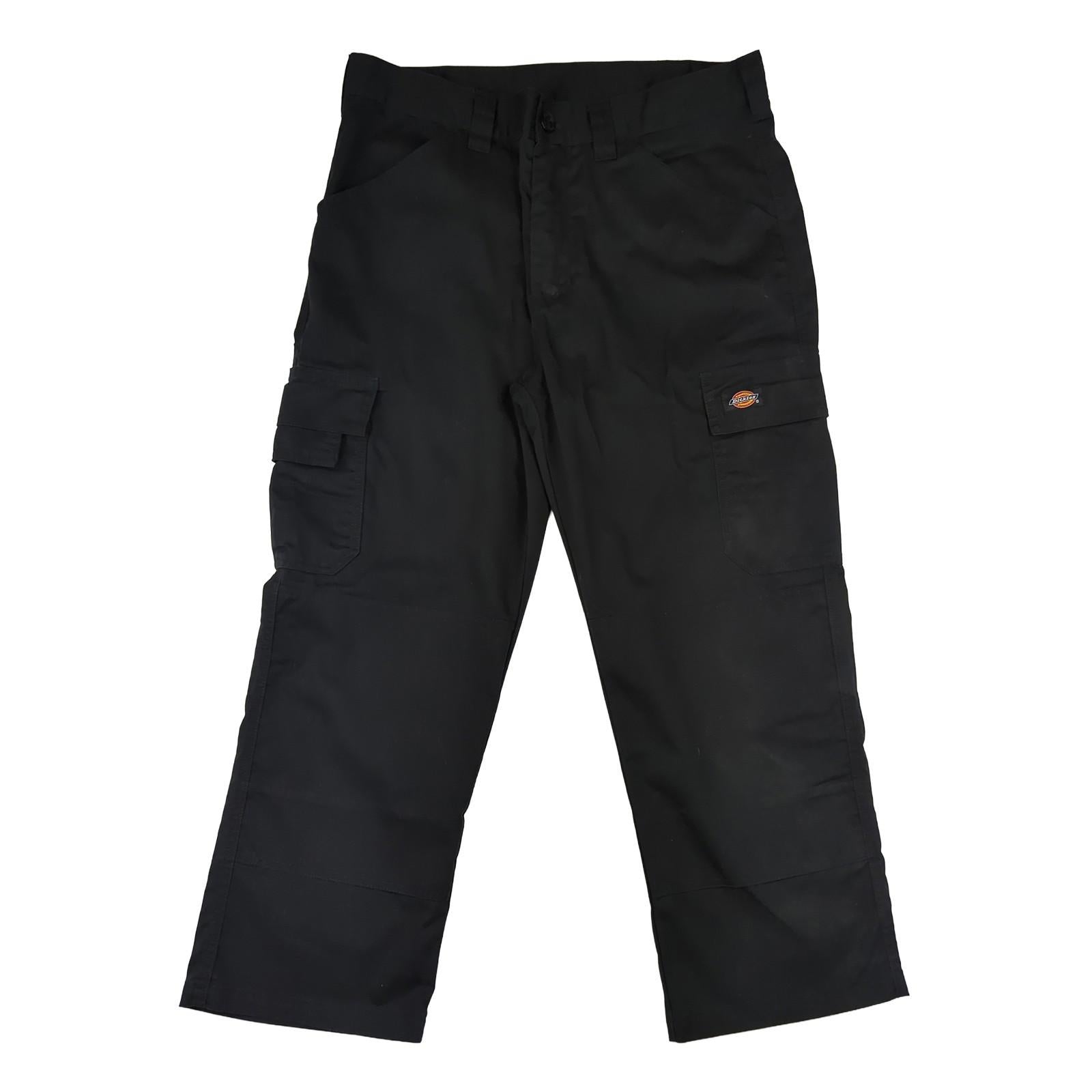 Dickies Dickies Cargo Work Trousers Black - 34 R workear RewearableUK