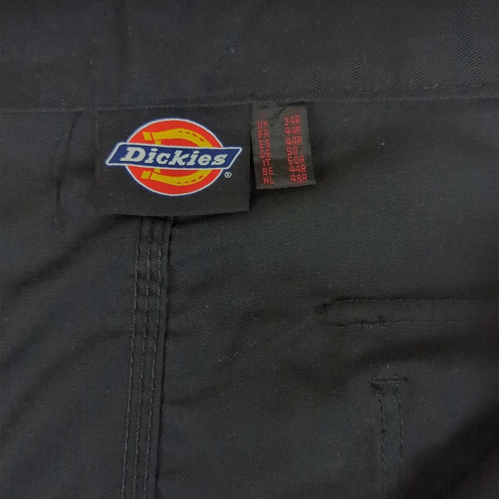 Dickies Dickies Cargo Work Trousers Black - Men's 34 R workear RewearableUK