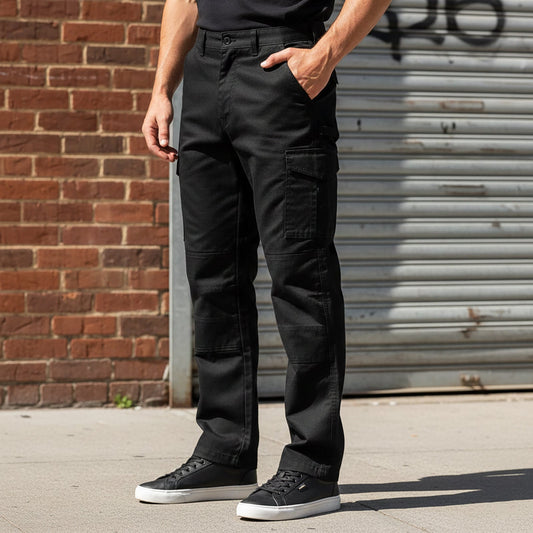 Dickies Cargo Work Trousers Black | Men's W32 Tall by Dickies – WORKWEAR | RewearableUK