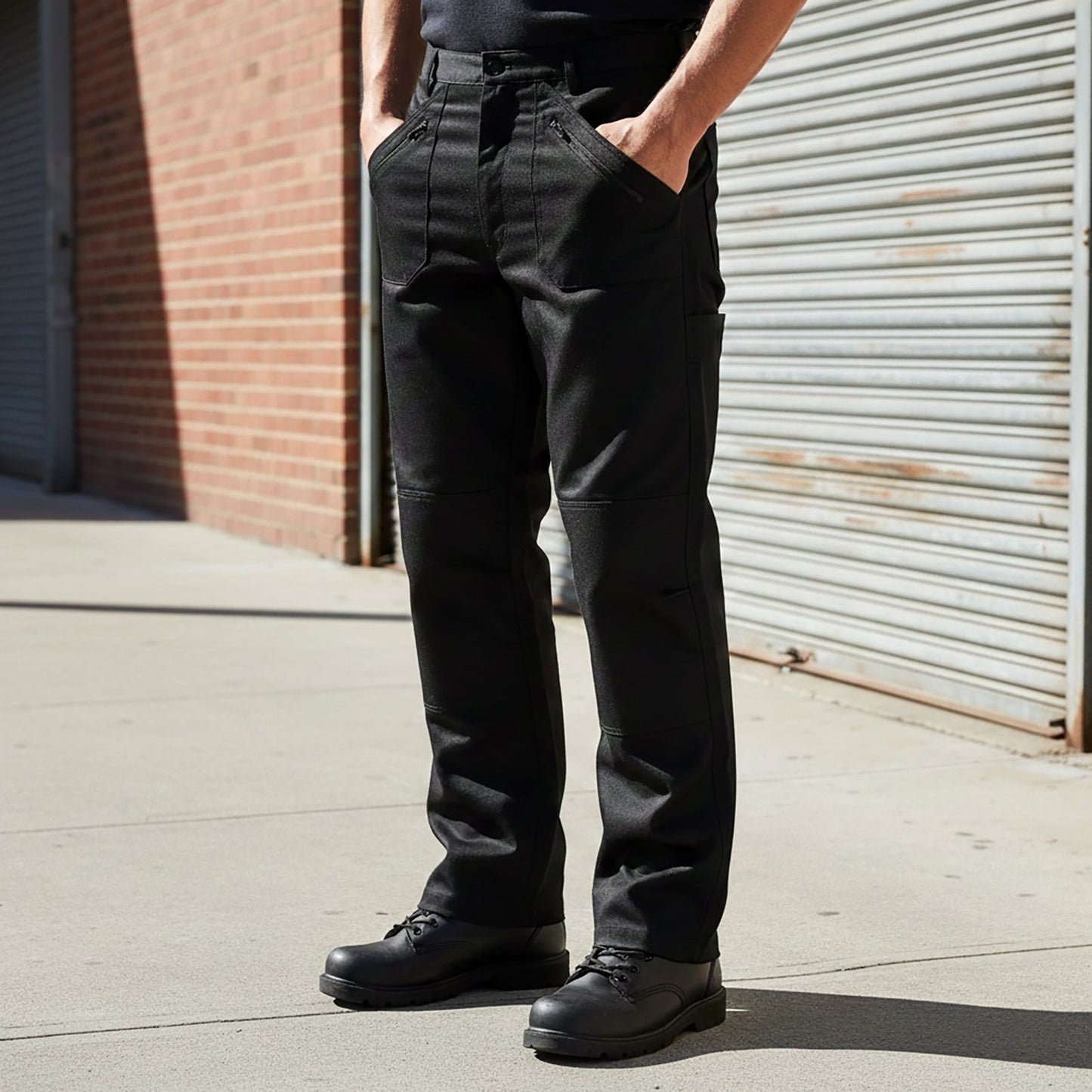 Dickies Cargo Work Trousers Black | Men's W38 by Dickies – WORKWEAR | RewearableUK