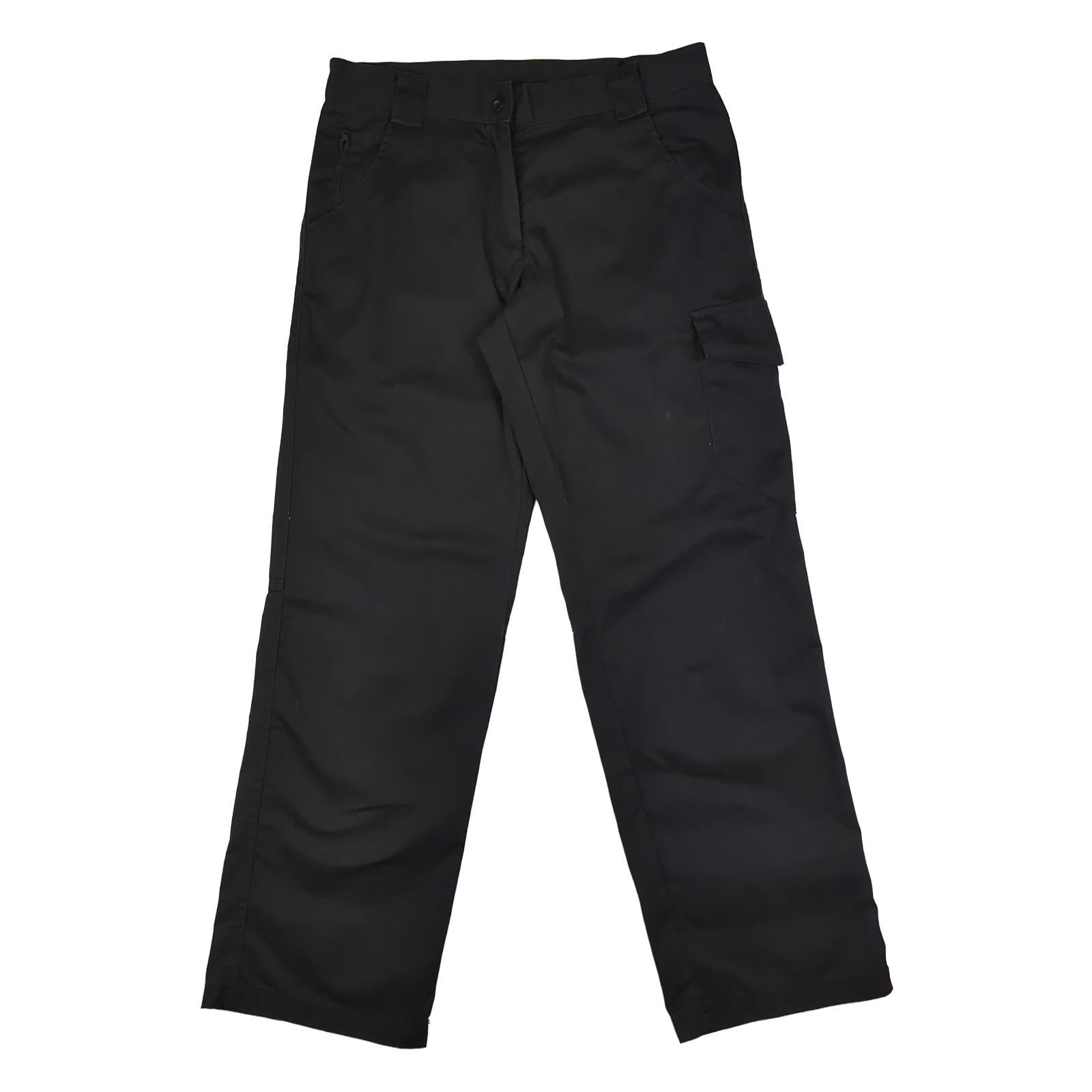 Dickies Dickies Cargo Work Trousers Black - Women's UK 10 workear RewearableUK