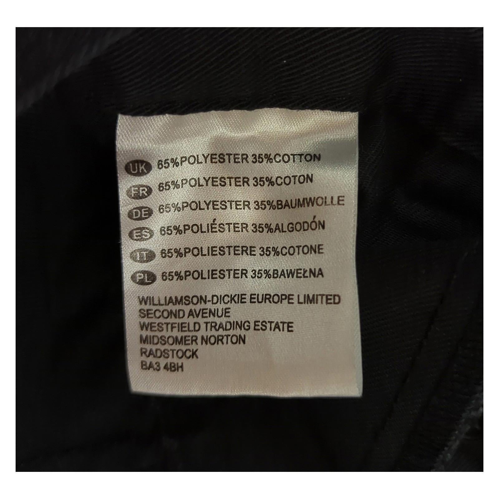 Dickies Dickies Cargo Work Trousers Black - Women's UK 10 workear RewearableUK