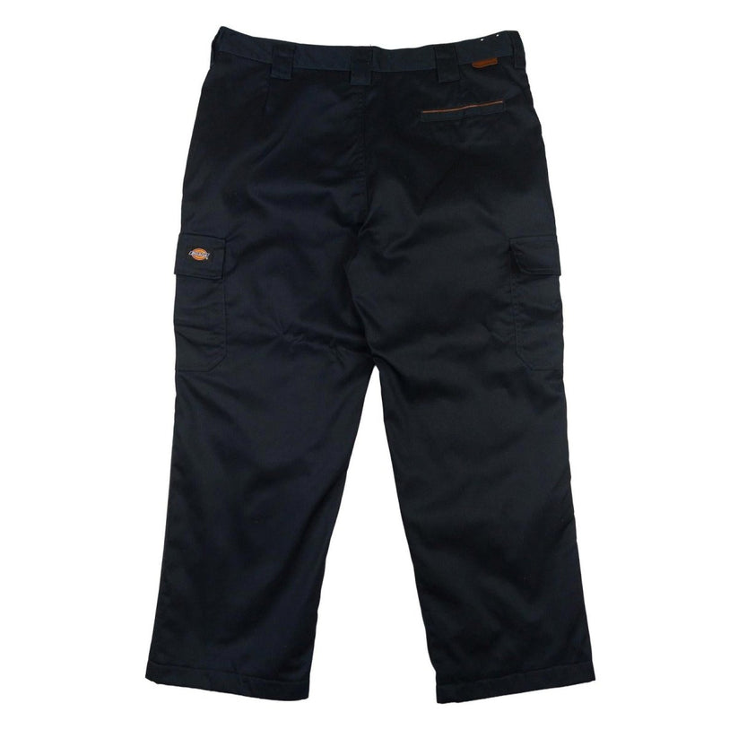 Dickies Cargo Work Trousers Navy Blue 38R Excellent Used Condition by Dickies – | RewearableUK