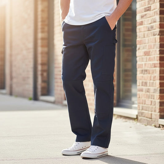 Dickies Cargo Work Trousers Navy Blue | Men's W36 R by Dickies – WORKWEAR | RewearableUK