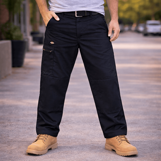 Dickies Cargo Work Trousers Navy | Men's W36 S (Short) by Dickies – workear | RewearableUK