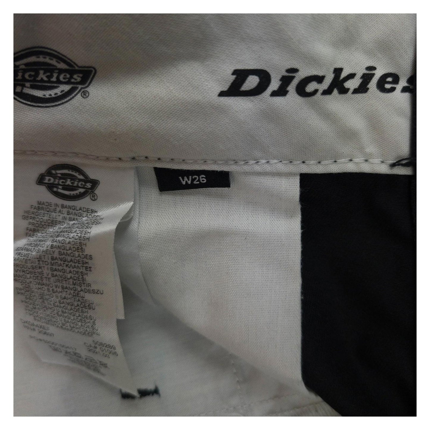Dickies Dickies Classic Black Work Pants Trousers Men W26 – Casual Chinos workear RewearableUK
