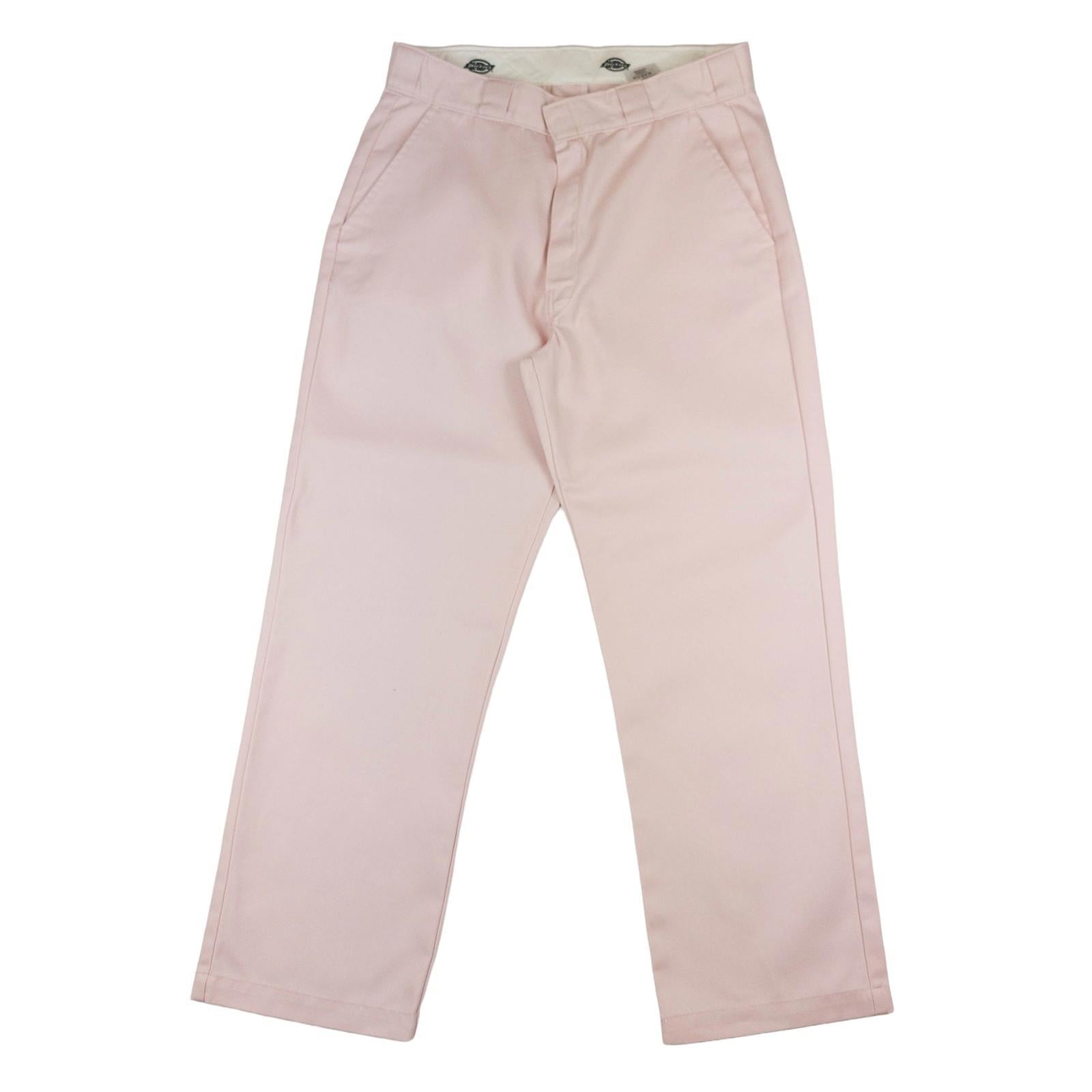 Dickies Dickies Classic Straight Fit Light Pink Trousers Men W32 – Casual Work Pants workear RewearableUK