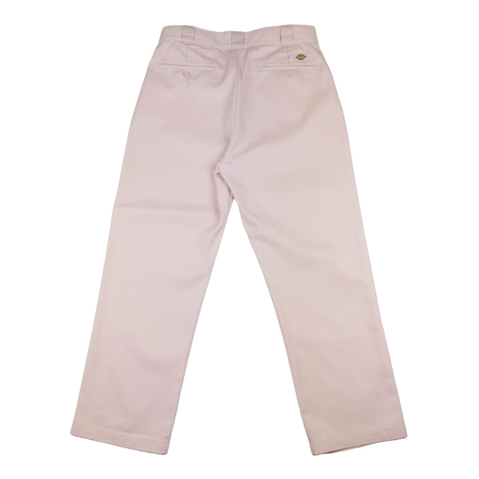 Dickies Dickies Classic Straight Fit Light Pink Trousers Men W32 – Casual Work Pants workear RewearableUK