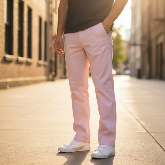 Dickies Classic Straight Fit Trousers in Light Pink | W32 by Dickies – workear | RewearableUK