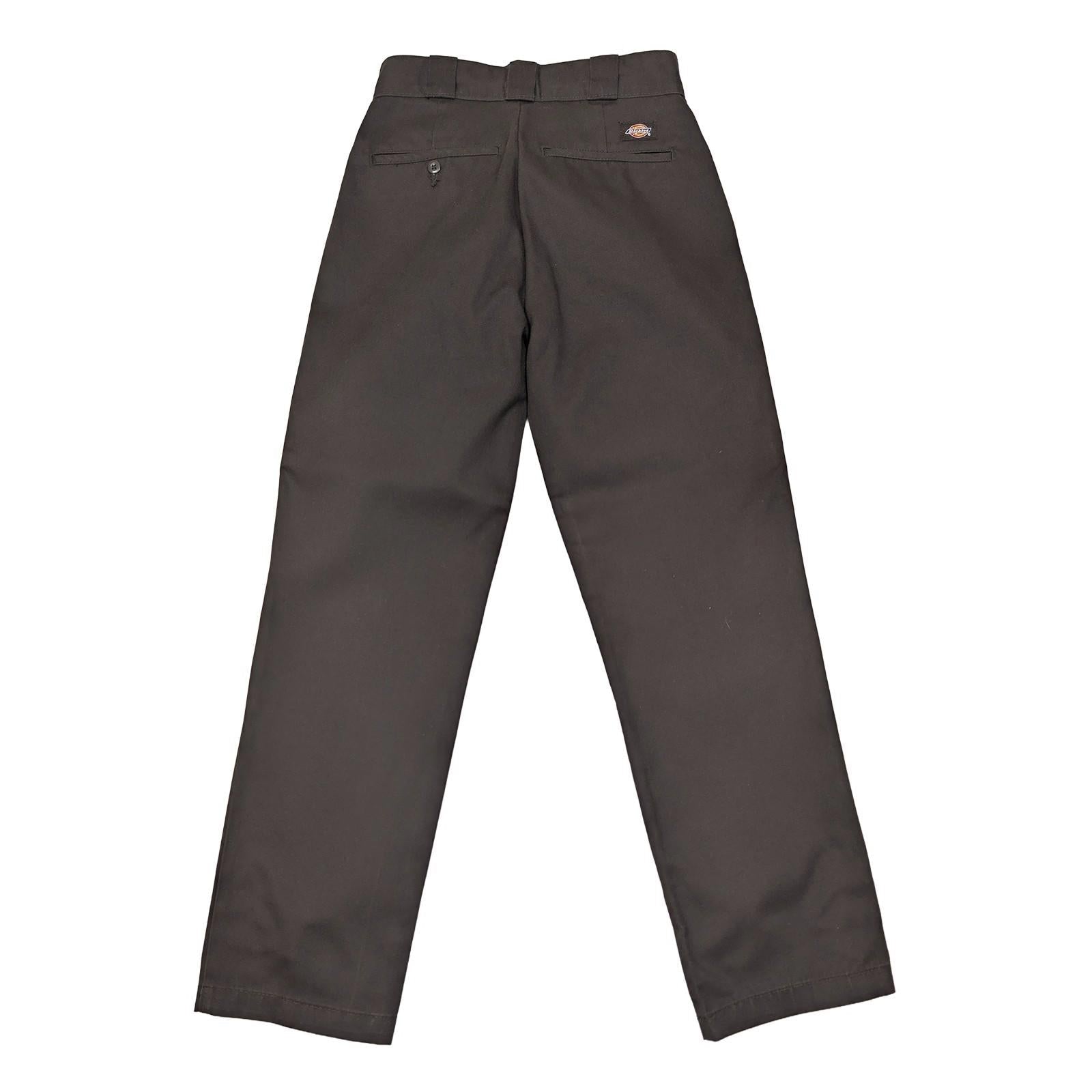 Dickies Classic Work Pants W25 Charcoal Grey Straight Leg Chino Trousers NWOT by Dickies – | RewearableUK