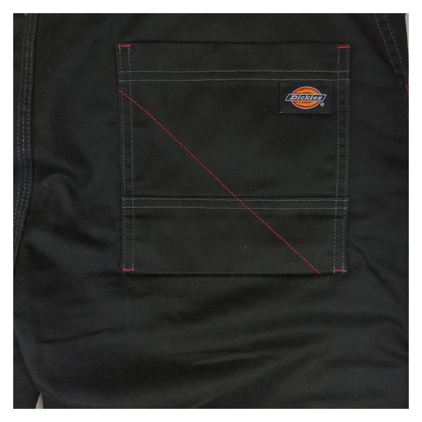 Dickies Dickies Contrast Stitch Cargo Trousers Black - Men's 38 S workear RewearableUK