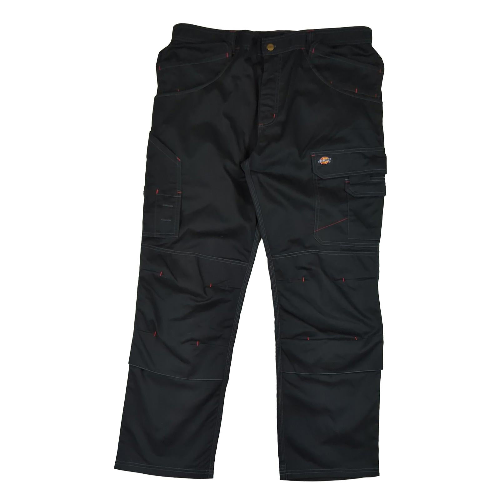 Dickies Dickies Contrast Stitch Cargo Trousers Black - Men's 38 S workear RewearableUK