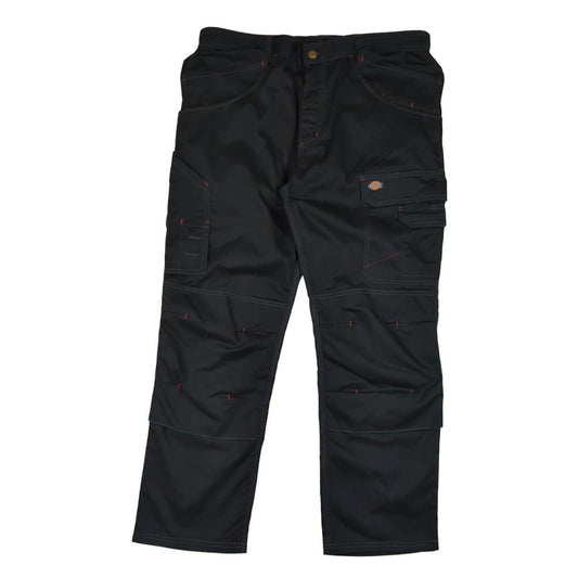 Dickies Dickies Contrast Stitch Cargo Trousers Black - Men's 38 S workear RewearableUK