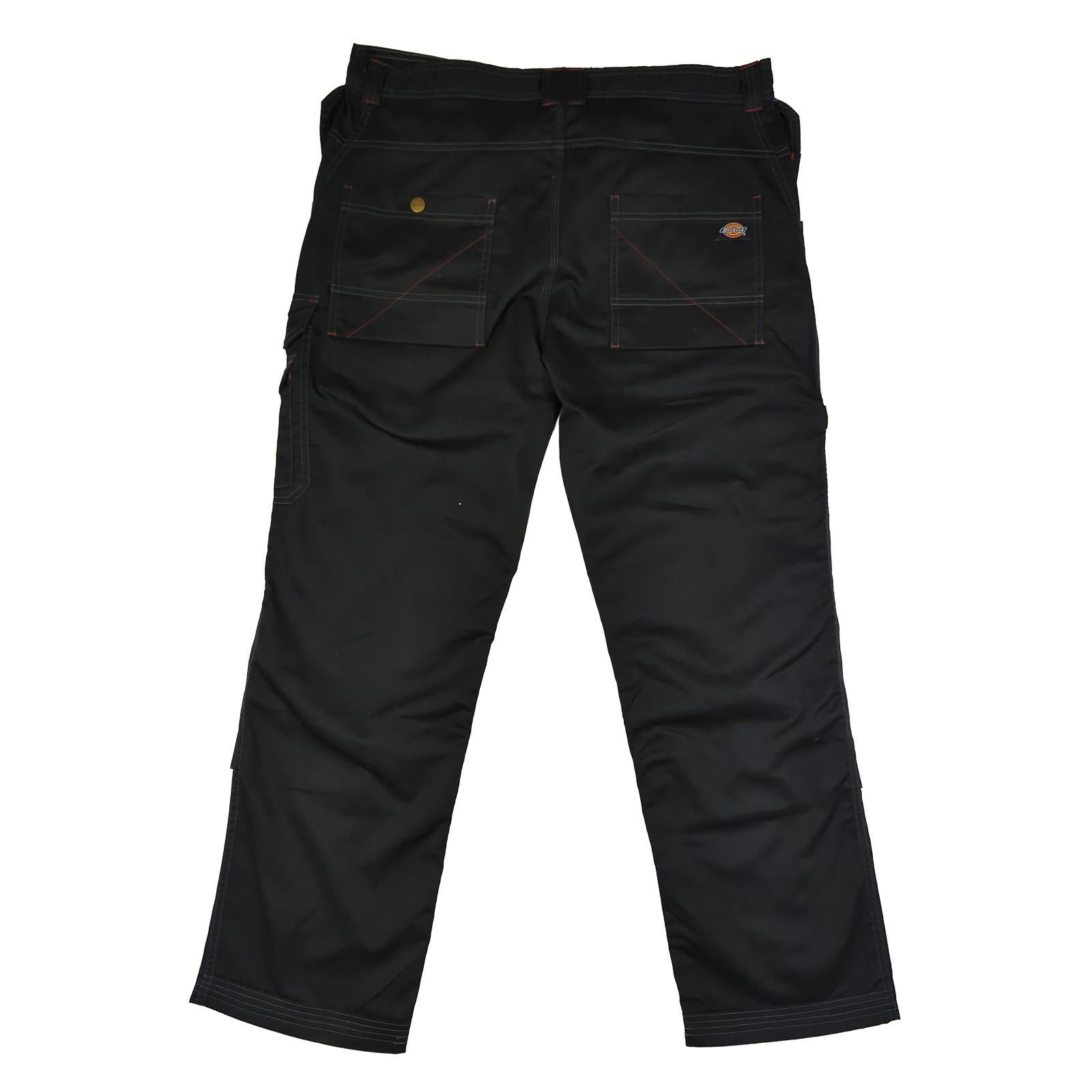 Dickies Dickies Contrast Stitch Cargo Trousers Black - Men's 38 S workear RewearableUK