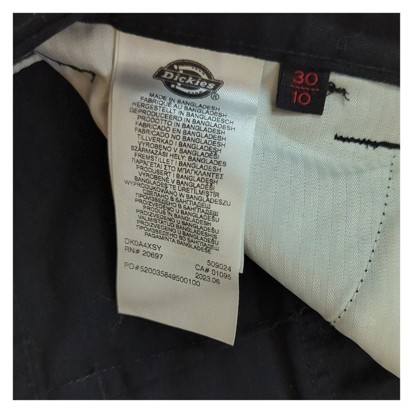 Dickies Convertible Cargo Trousers W30 Black Zip Off Workwear Pants – product photo 7 | RewearableUK