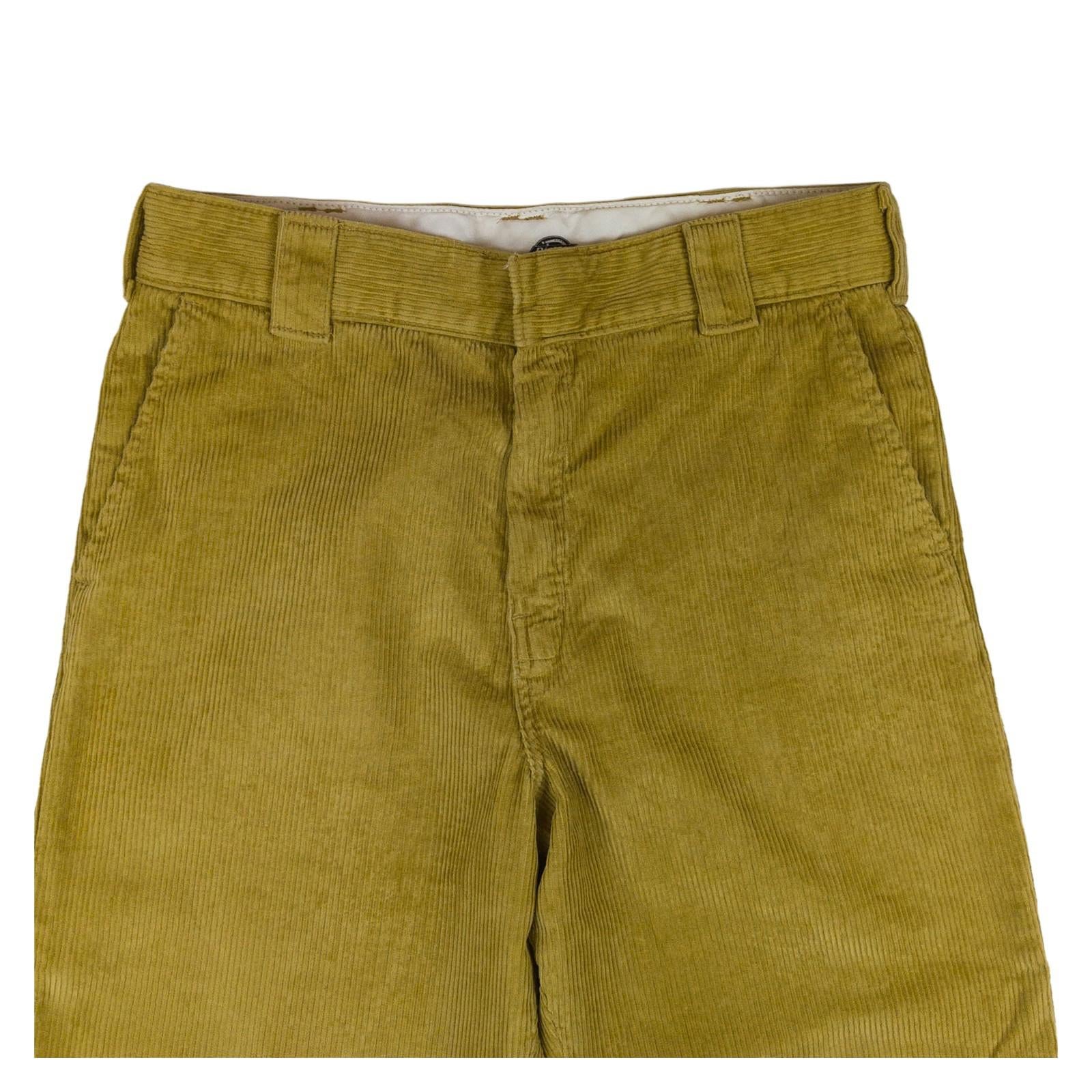 Dickies Dickies Corduroy Regular Fit Trousers Men W30 – Mustard Brown Cords workear RewearableUK