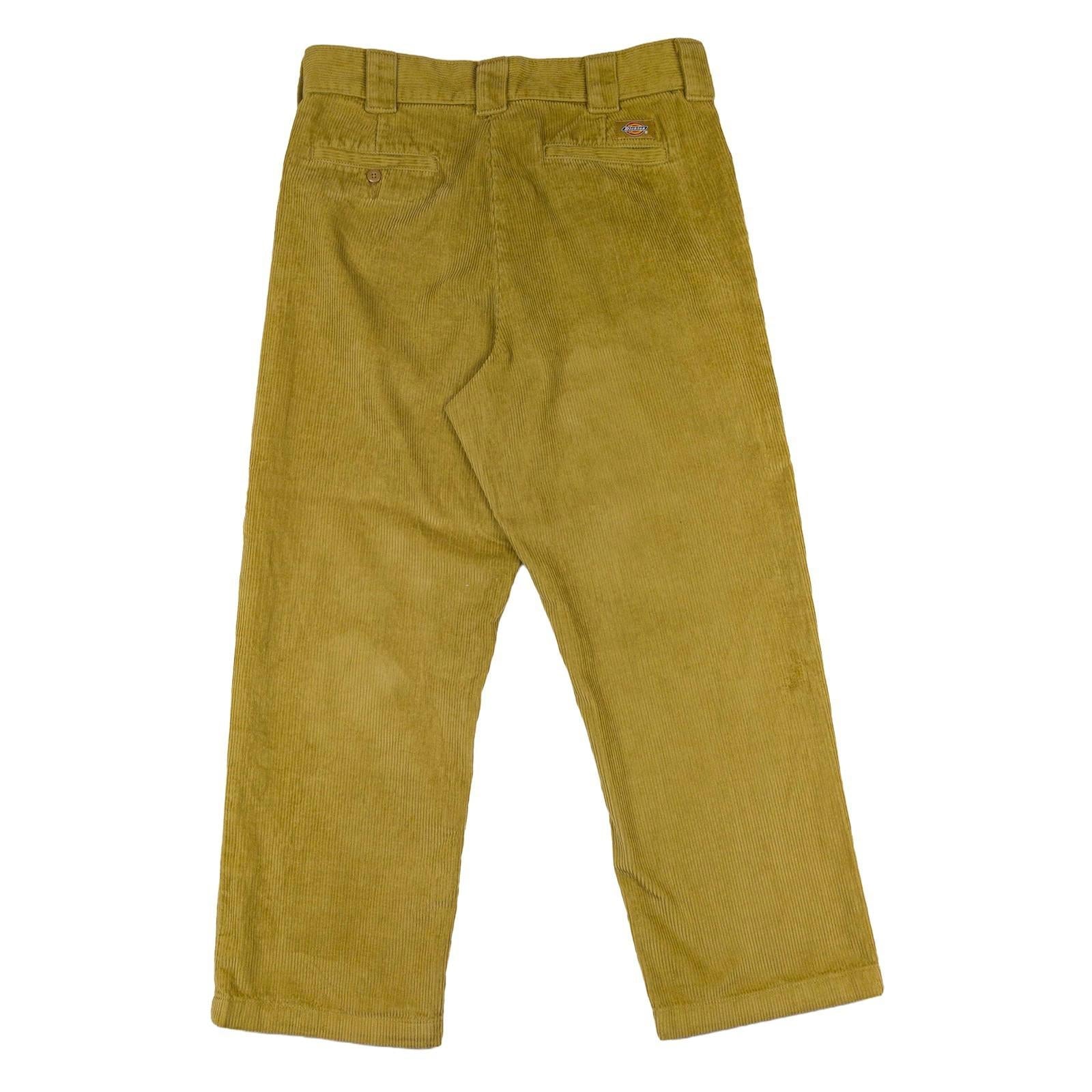 Dickies Dickies Corduroy Regular Fit Trousers Men W30 – Mustard Brown Cords workear RewearableUK