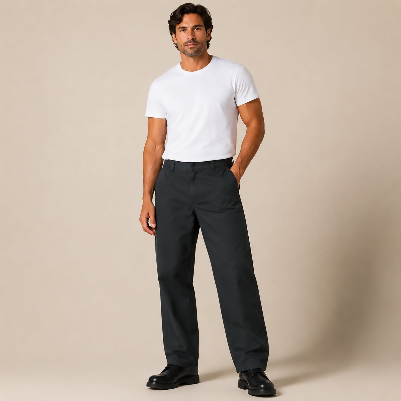 Dickies Dark Grey Work Pants UK 40R Mens Straight Fit by Dickies – WORKWEAR | RewearableUK