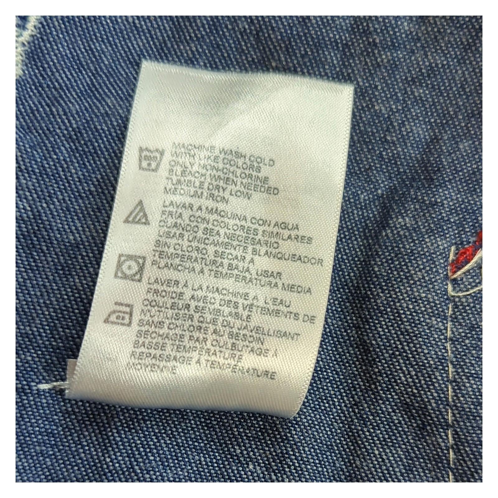 Dickies Dickies Denim Overalls Blue 42x32 Carpenter Workwear Utility Jeans JEANS RewearableUK