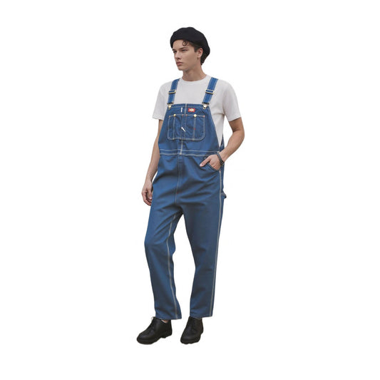 Dickies Dickies Denim Overalls Blue 42x32 Carpenter Workwear Utility Jeans JEANS RewearableUK