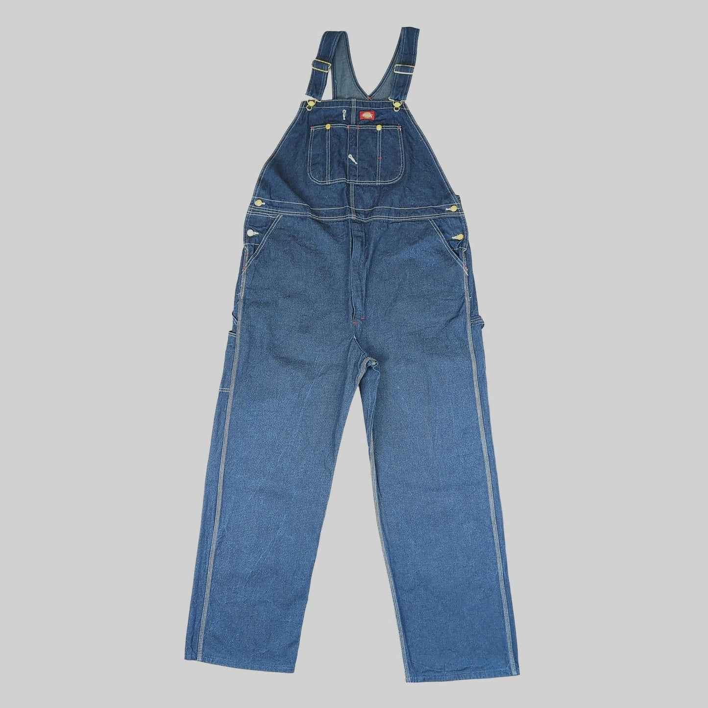 Dickies Dickies Denim Overalls Blue 42x32 Carpenter Workwear Utility Jeans JEANS RewearableUK