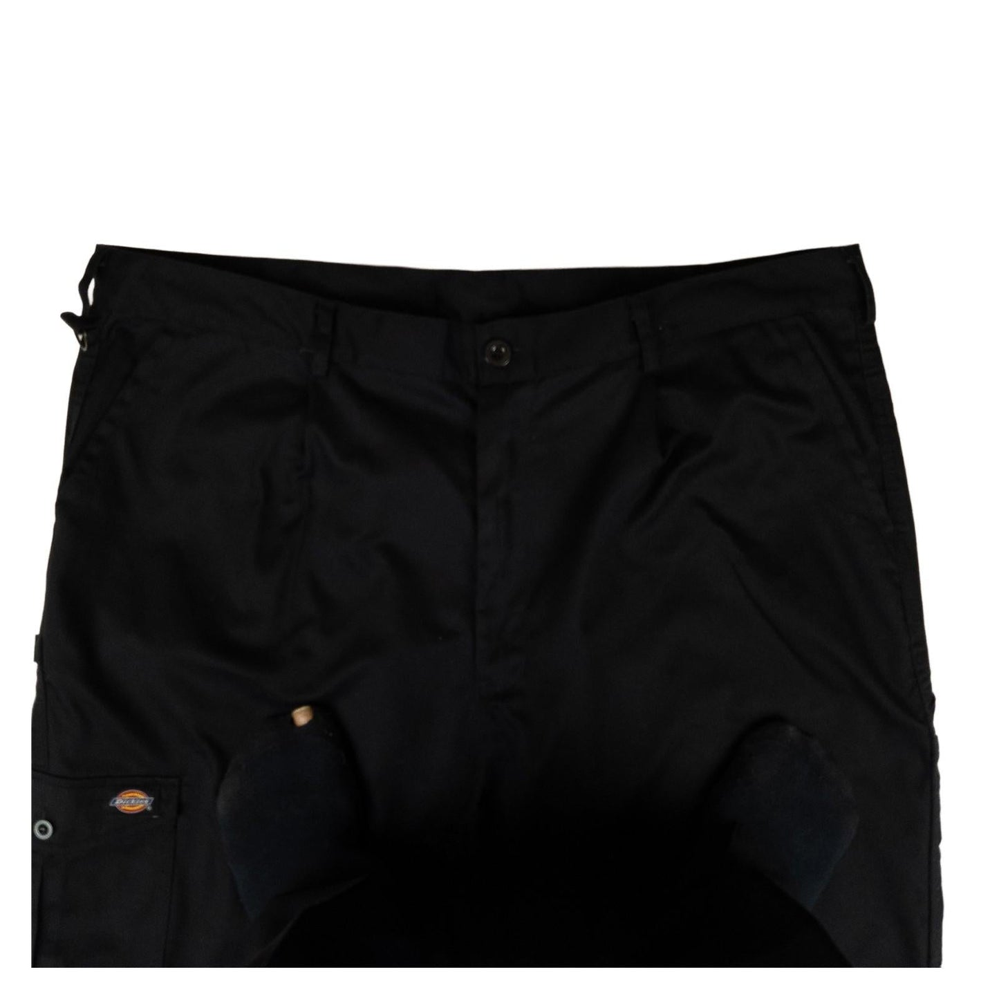 Dickies Double Knee Work Trousers Mens Black W34 Reinforced Heavy Duty ALTERED by Dickies – | RewearableUK