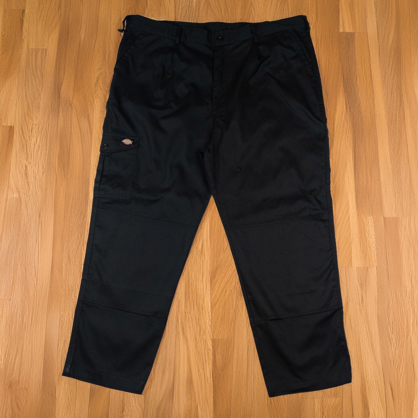 Dickies Double Knee Work Trousers Mens Black W34 Reinforced Heavy Duty ALTERED by Dickies – | RewearableUK
