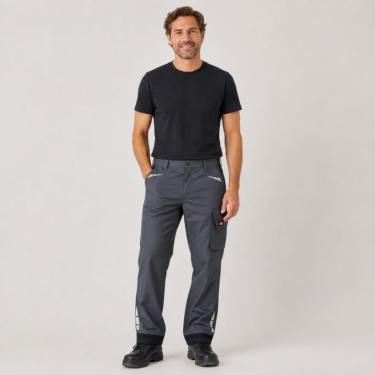 Dickies ED24/7 Everyday Work Trousers 42R Navy Grey – Workwear product photo 1 | RewearableUK