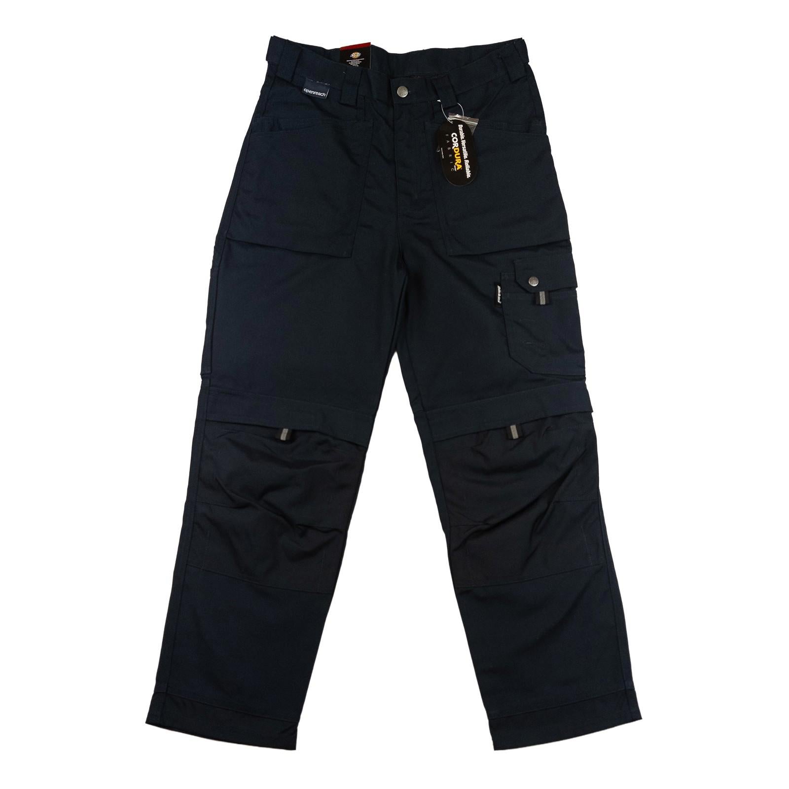 Dickies Eisenhower Multi Pocket Trousers 32S Navy Cordura Knee Pad Work Pants Ne by Dickies – | RewearableUK