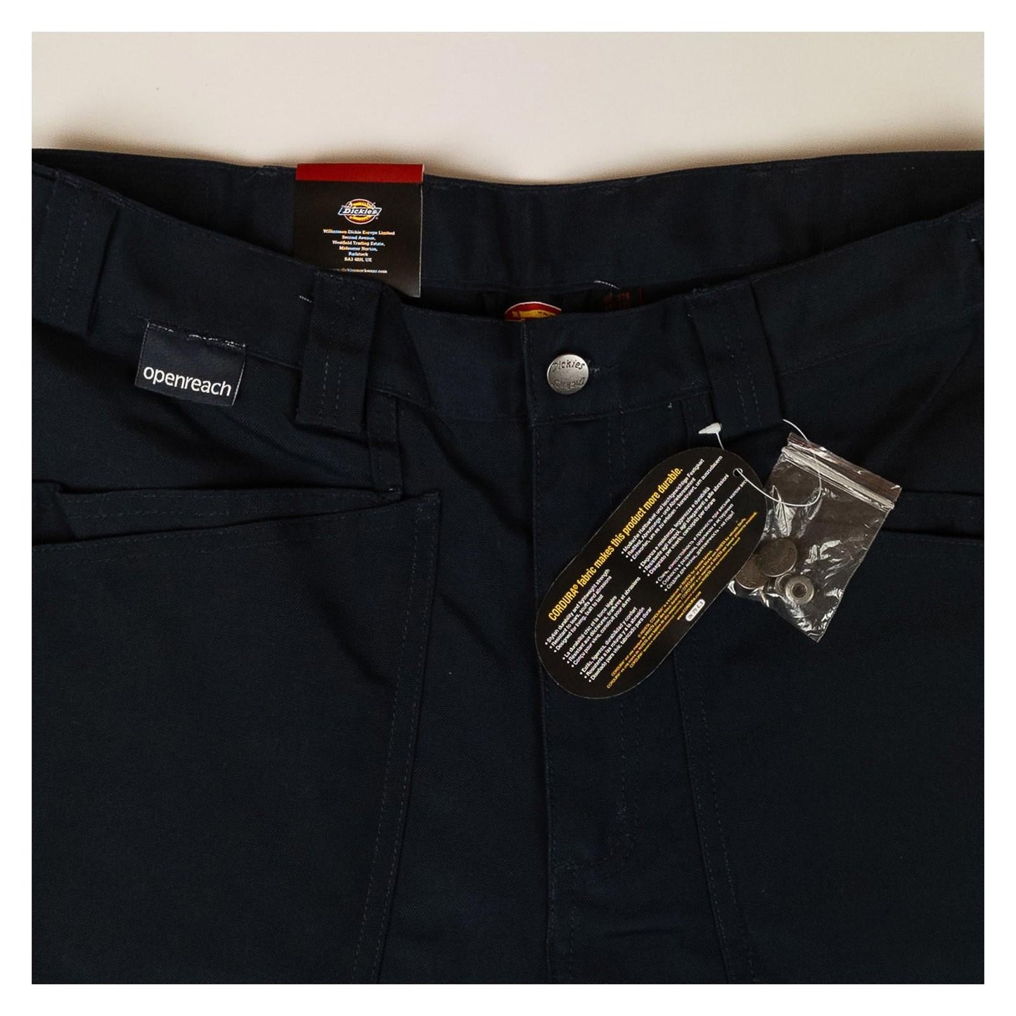 Dickies Eisenhower Multi Pocket Trousers 32S Navy Cordura Knee Pad Work Pants Ne by Dickies – | RewearableUK