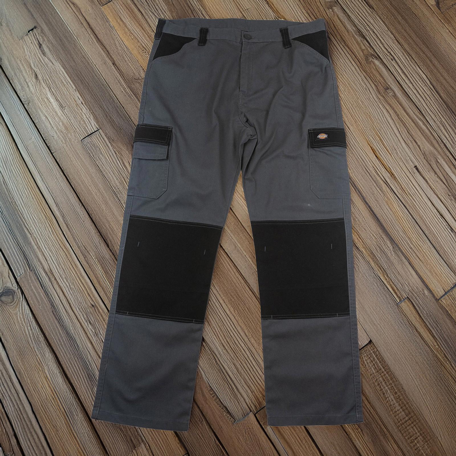 Dickies Eisenhower Pro Work Trousers Men's W38 L32 Grey Knee Pad Pockets by Dickies – | RewearableUK