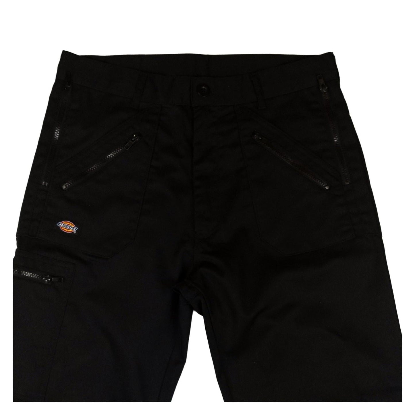 Dickies Eisenhower Work Trousers W32 S Short Black Zip Pockets Knee Pad Cargo by Dickies – | RewearableUK