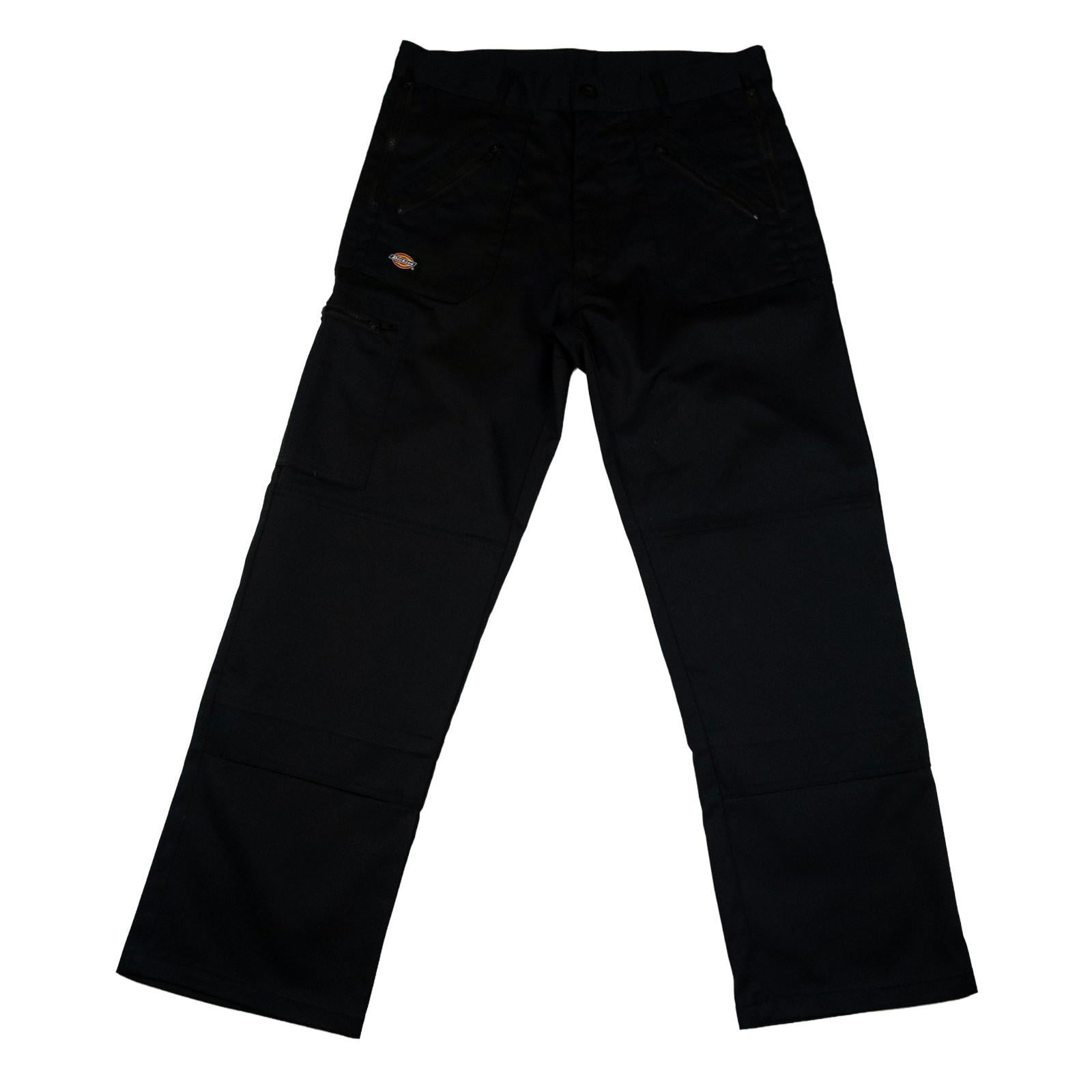 Dickies Eisenhower Work Trousers W32 S Short Black Zip Pockets Knee Pad Cargo by Dickies – | RewearableUK