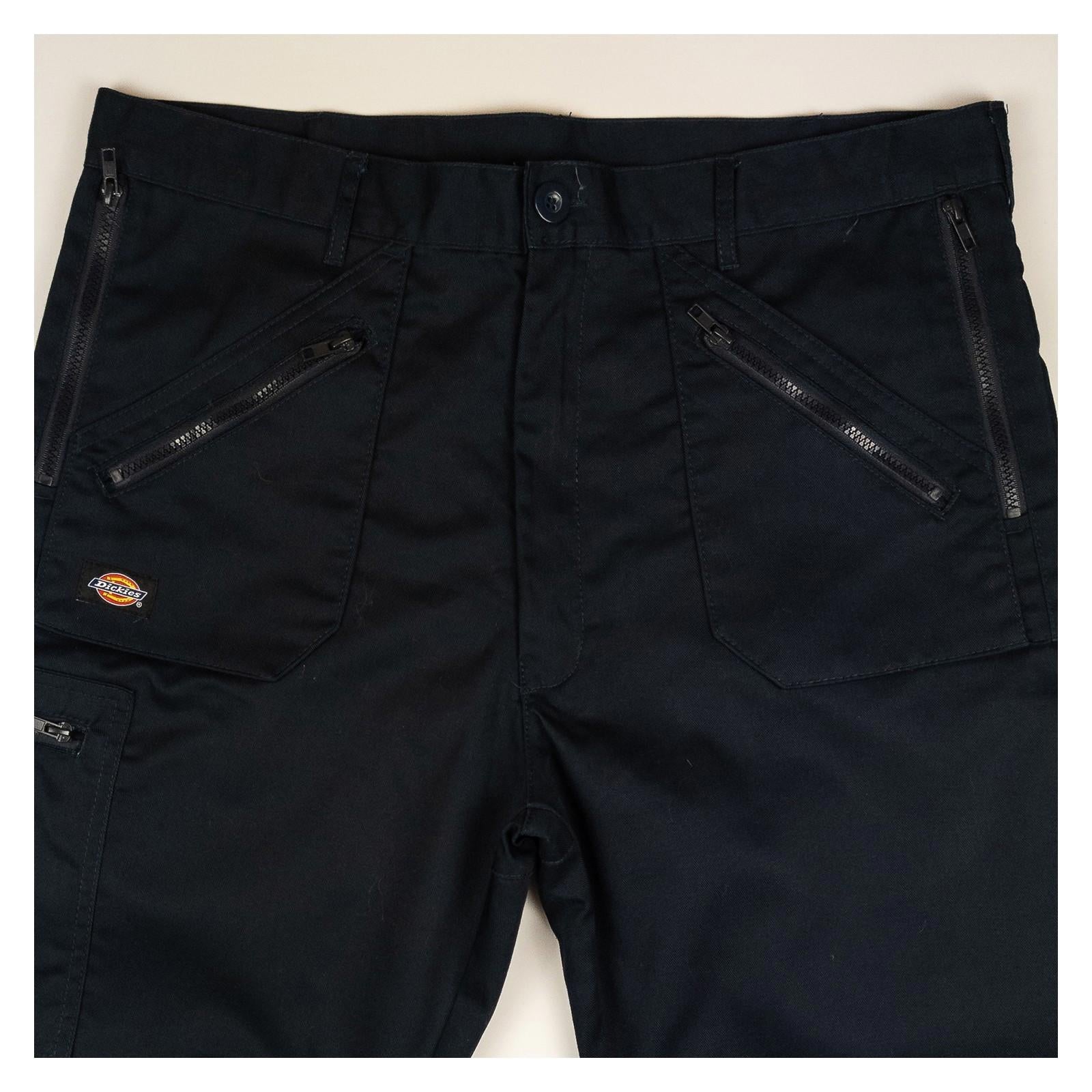 Dickies Eisenhower Work Trousers W44 R Black Knee Pad Zip Pockets Big & Tall by Dickies – | RewearableUK