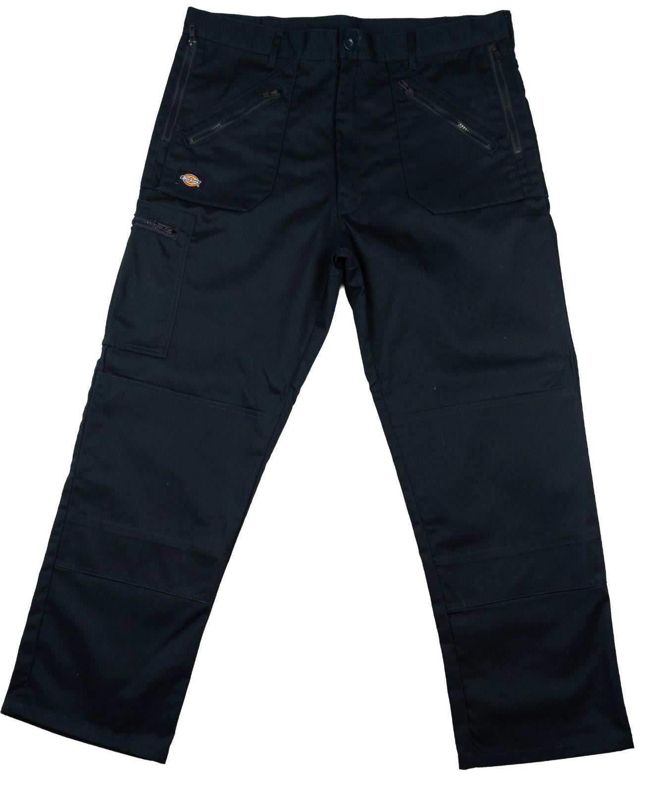 Dickies Eisenhower Work Trousers W44 R Black Knee Pad Zip Pockets Big & Tall by Dickies – | RewearableUK