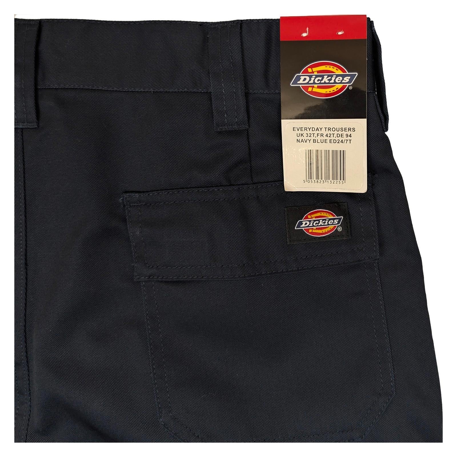 Dickies Everyday 24/7 Work Trousers W32 Tall Navy Blue Cargo Knee Pad Pockets NW by Dickies – | RewearableUK