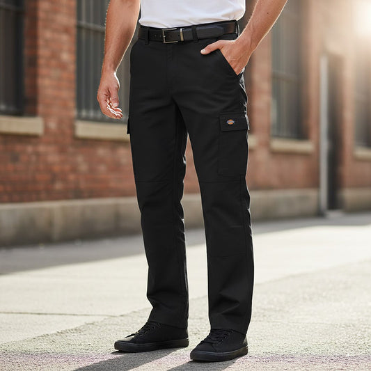 Dickies Everyday Work Trousers Black Size W38 Cargo Utility Pants New by Dickies – workear | RewearableUK
