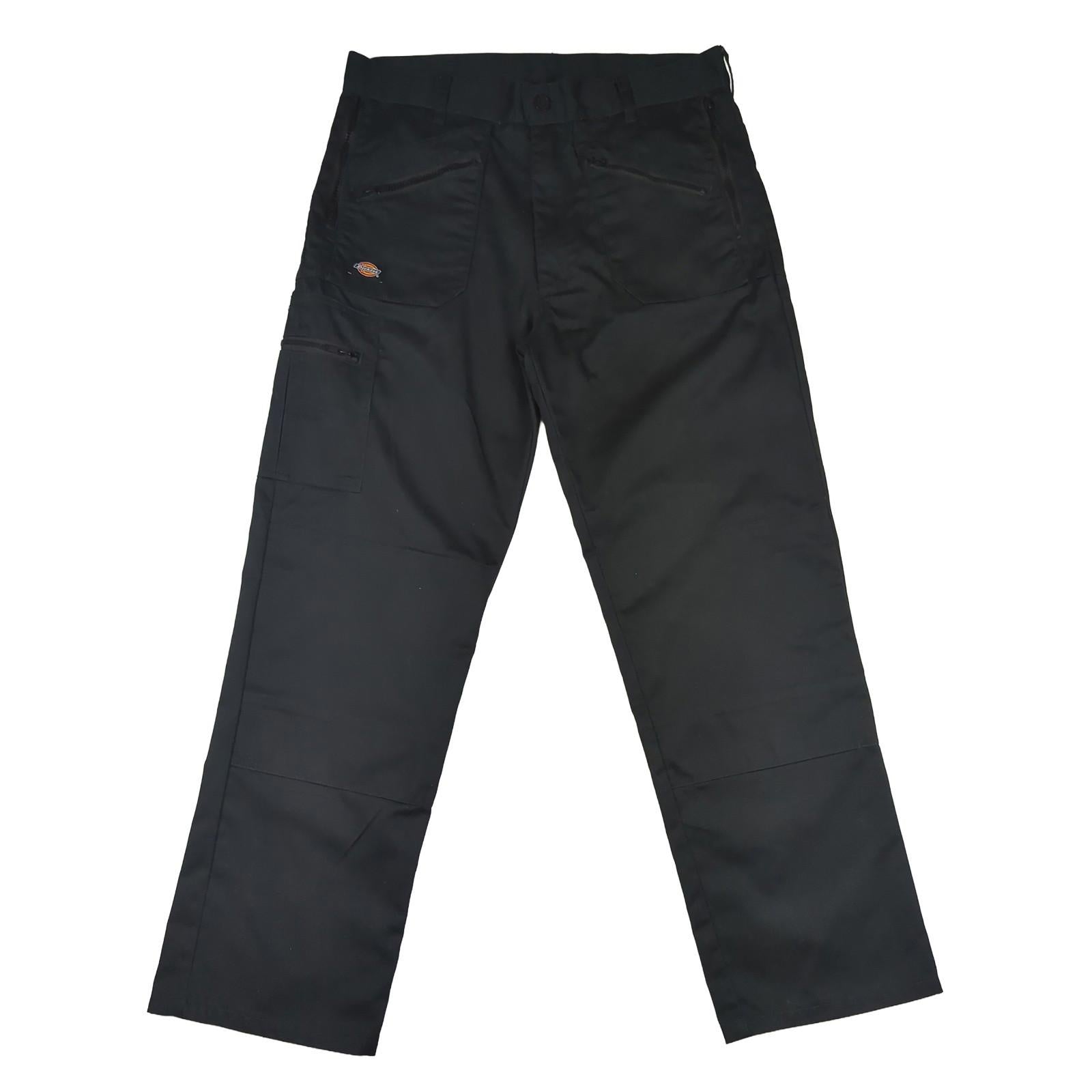 Dickies Dickies Everyday Work Trousers Black UK 38T IT 50R EU 54R Cotton Blend workear RewearableUK