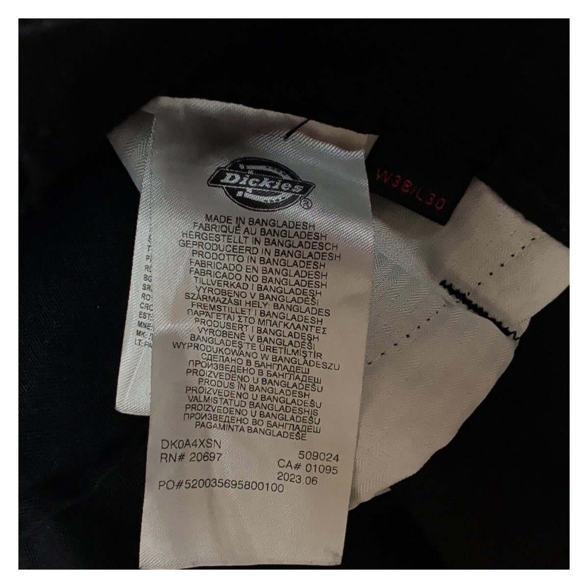 Dickies Everyday Work Trousers W38 L30 Black Cargo Knee Pad Utility Pants – product photo 6 | RewearableUK