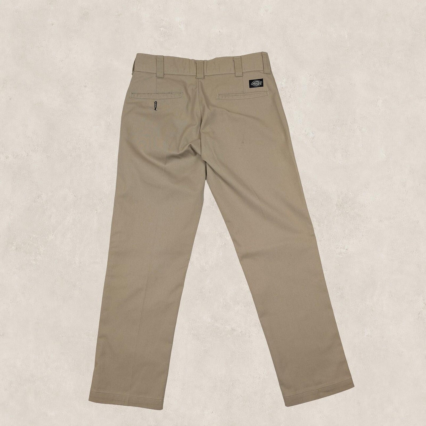 dickies flex work trousers straight fit classic khaki beige mens size 30x30 by Dickies – | RewearableUK