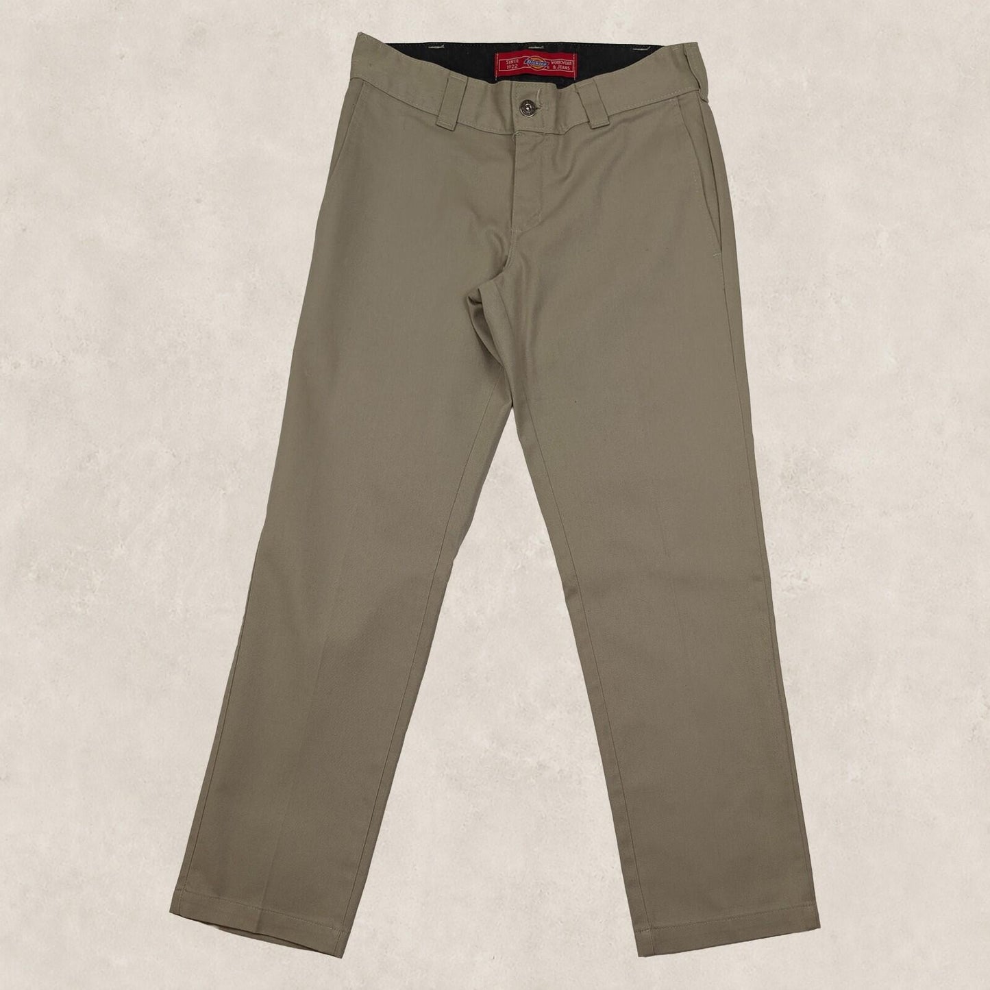 dickies flex work trousers straight fit classic khaki beige mens size 30x30 by Dickies – | RewearableUK