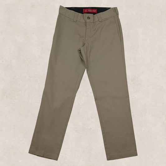 dickies flex work trousers straight fit classic khaki beige mens size 30x30 by Dickies – | RewearableUK