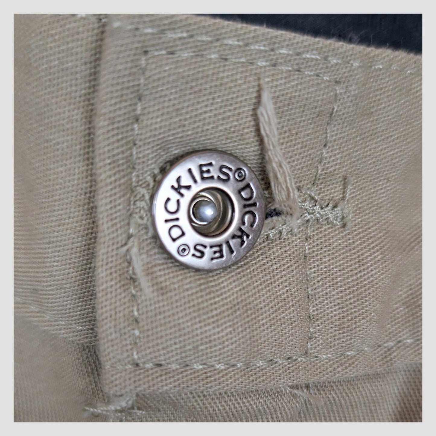 dickies flex work trousers straight fit classic khaki beige mens size 30x30 by Dickies – | RewearableUK
