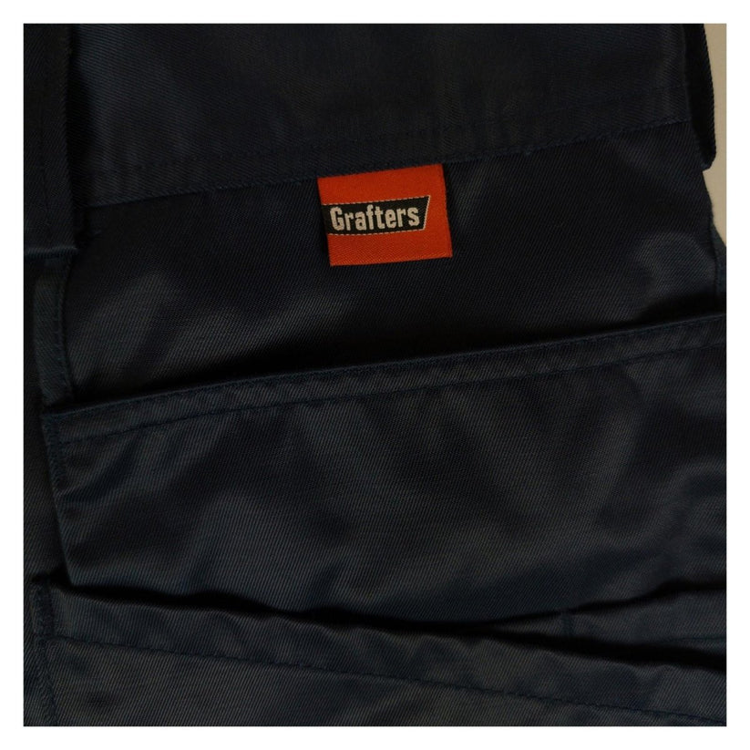 DICKIES Grafters Navy Workwear Cargo Trousers 40R – Durable & Practical by Dickies – | RewearableUK