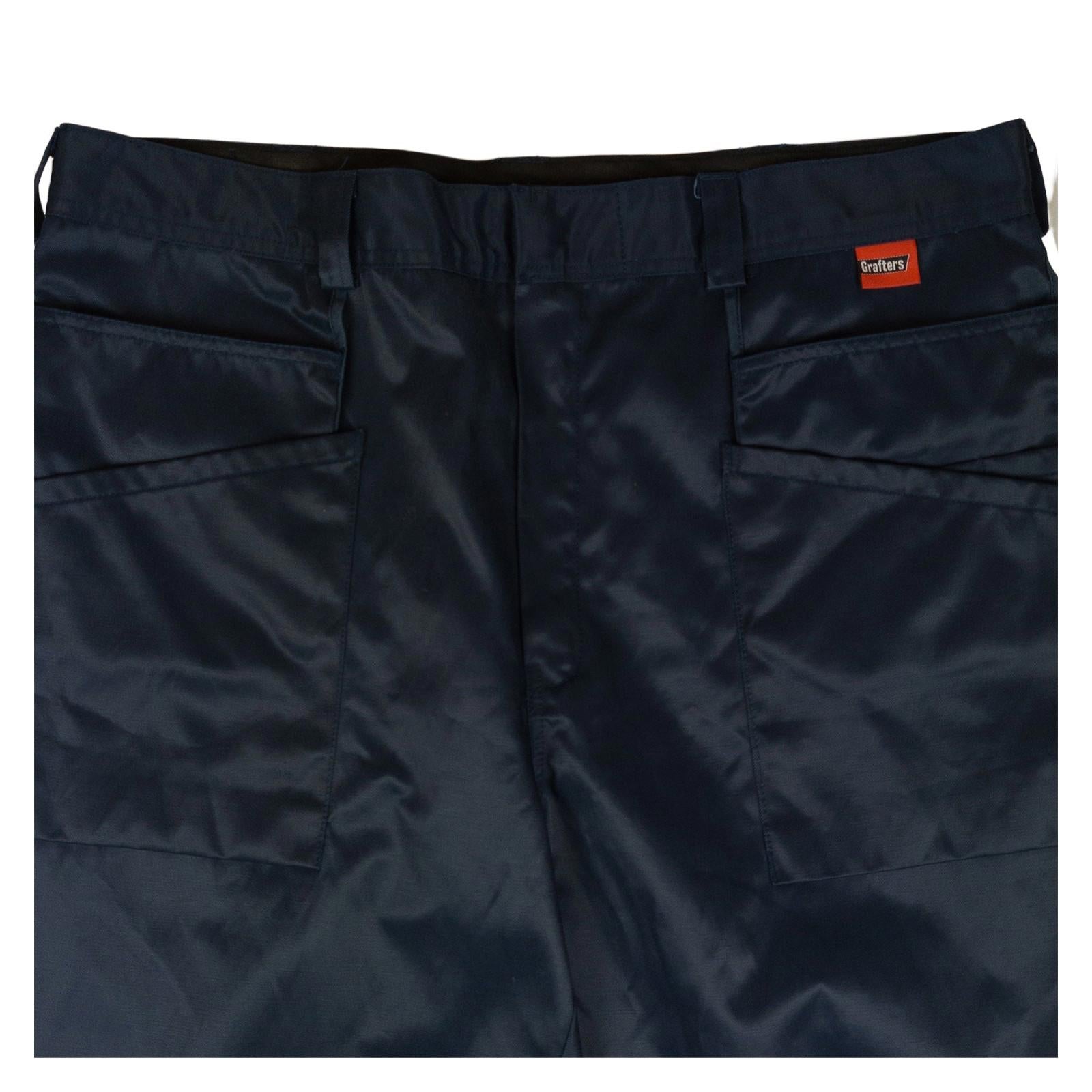 DICKIES Grafters Navy Workwear Cargo Trousers 40R – Durable & Practical by Dickies – | RewearableUK