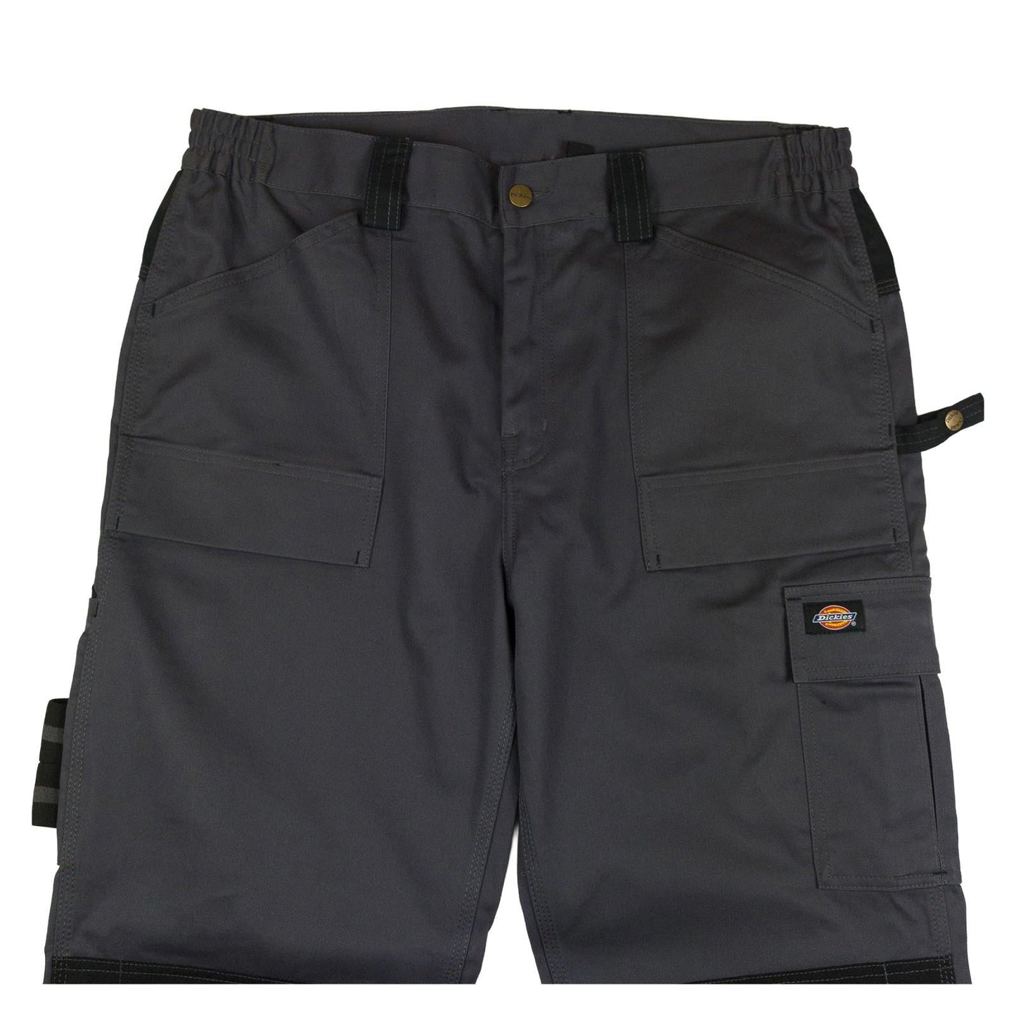 Dickies Hi - Vis Reflective Work Trousers Charcoal Grey 38S Excellent by Dickies – | RewearableUK