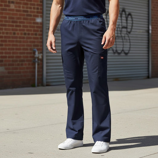 Dickies Hip Flip Medical Scrub Trousers Large L Navy Blue Flare Cargo 53202 New by Dickies – | RewearableUK