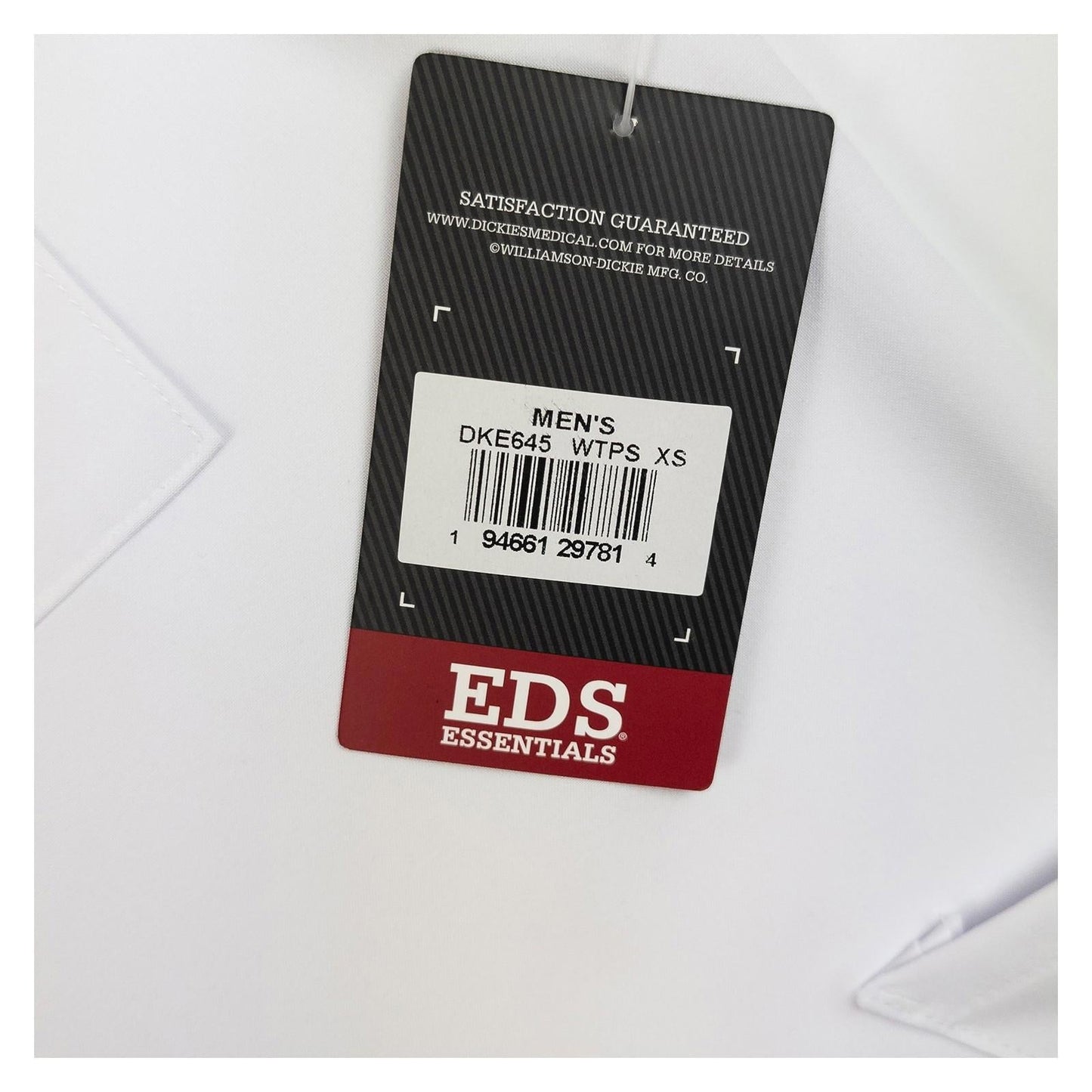 Dickies Medical EDS Essentials Men's Scrub Top White Size XS V - Neck DKE645 New by Dickies – | RewearableUK