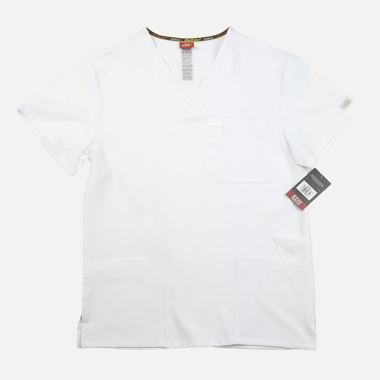 Dickies Medical EDS Essentials Men's Scrub Top White Size XS V - Neck DKE645 New by Dickies – | RewearableUK