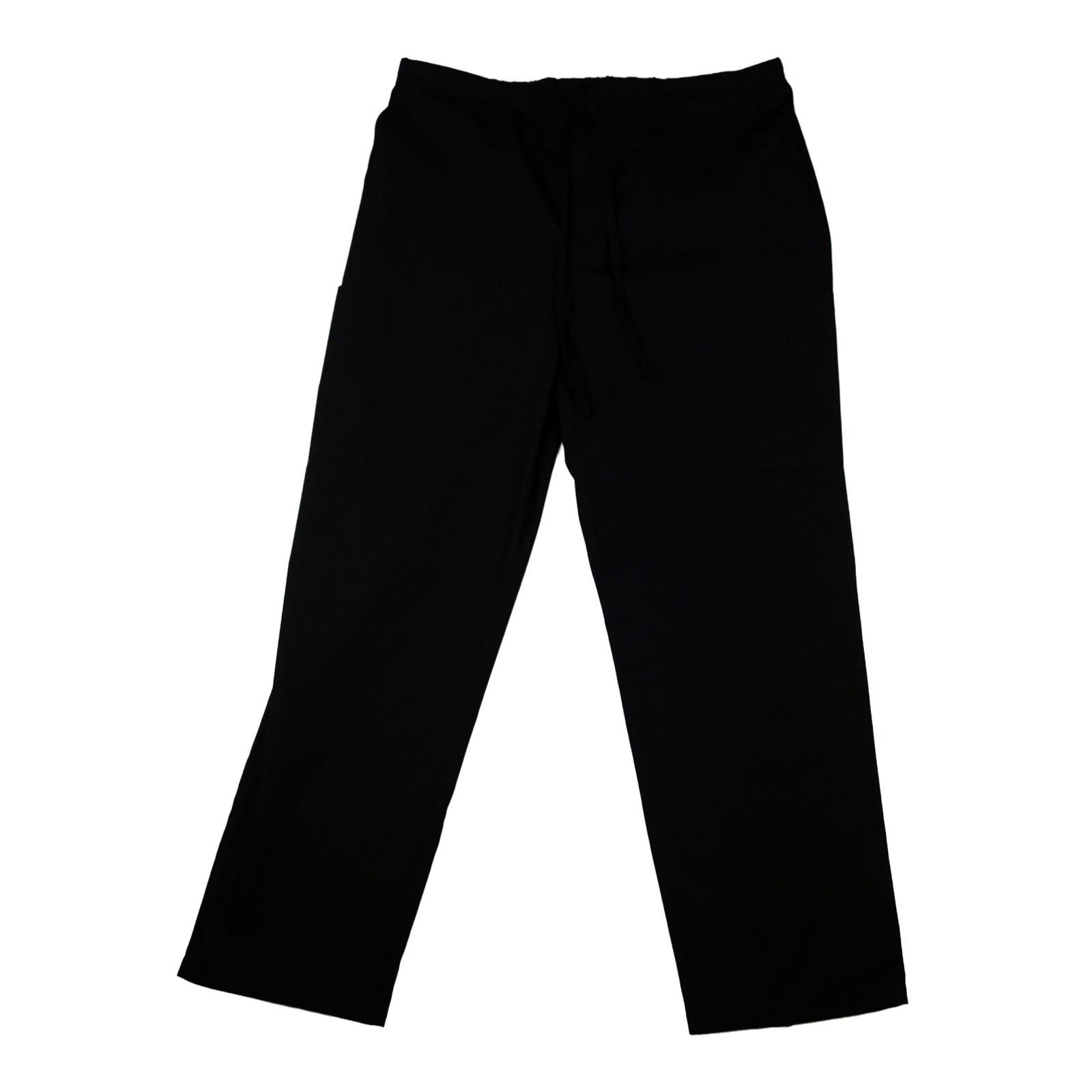Dickies Medical Scrub Trousers Large L Black Drawstring Elastic Waist Cargo Pant by Dickies – | RewearableUK